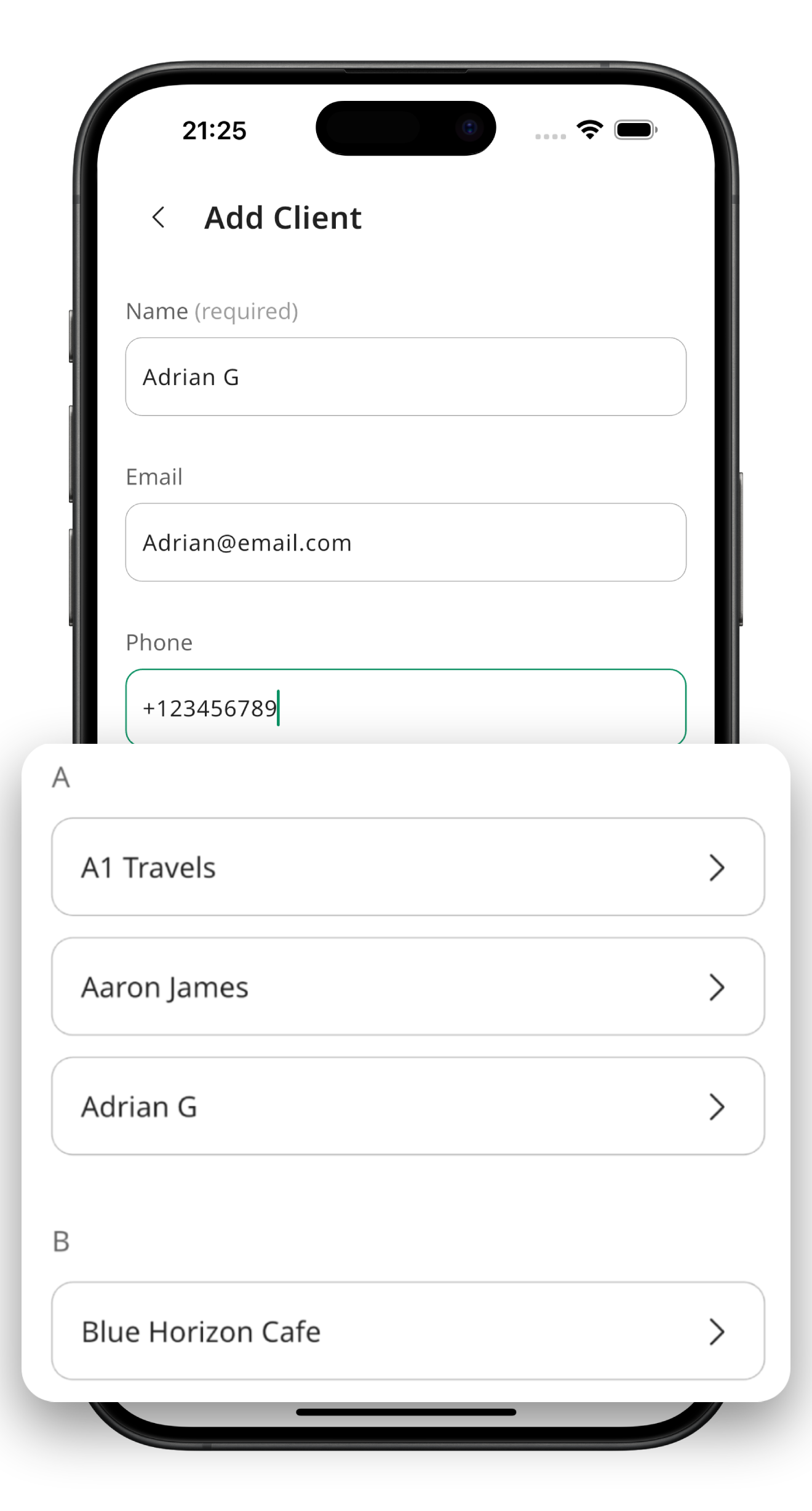 Store <strong>Client</strong> Details